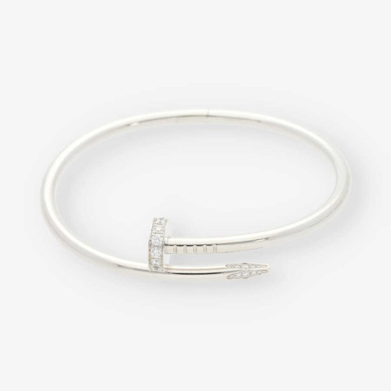 Pulsera CARTIER oro blanco y bri