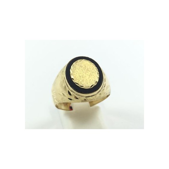 Anillo sello en oro y Ã³nix