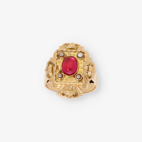 Anillo vintage en oro 18kt