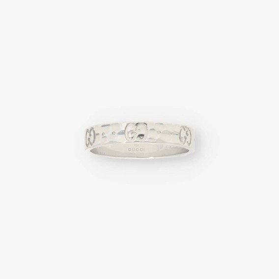 Anillo Gucci oro blanco 18kt