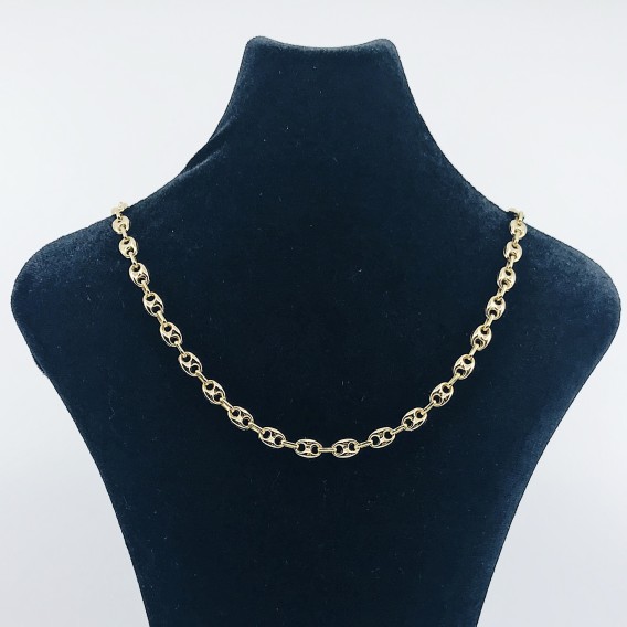 Collar de oro de 18kt.