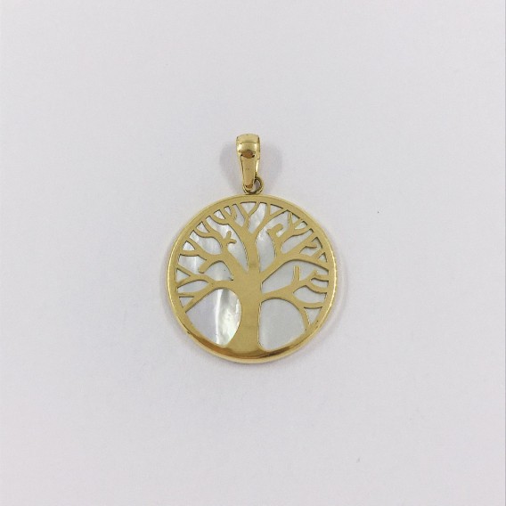 Colgante Ã¡rbol de la vida en oro 18kt