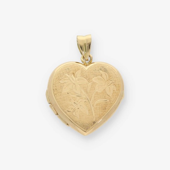 Colgante corazÃ³n en oro 18kt