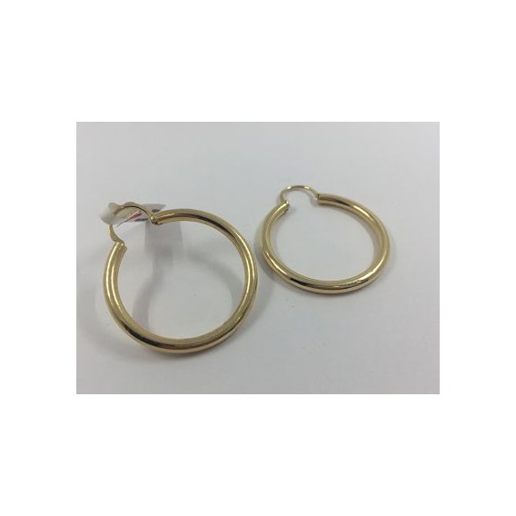 Pendientes criollas en oro