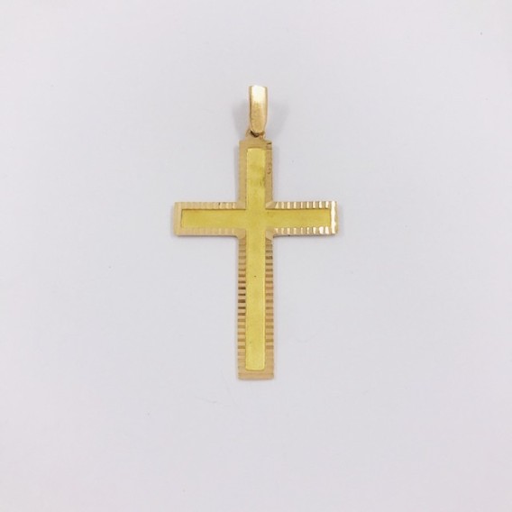 Colgante cruz de oro 18kt