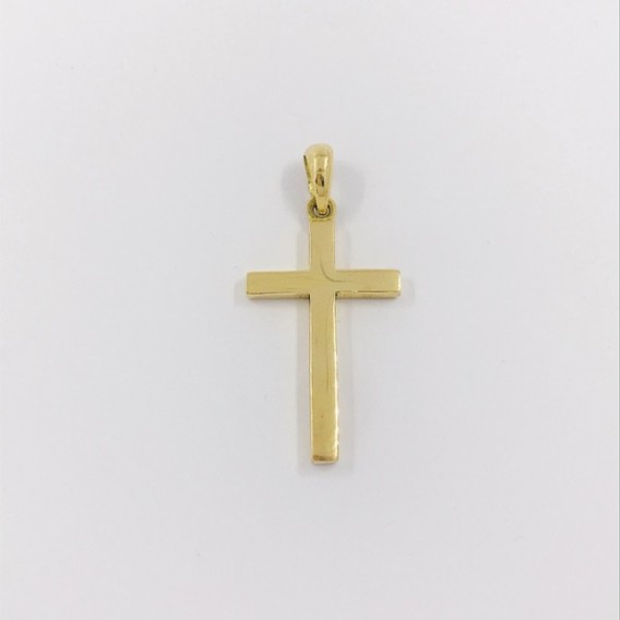 Colgante cruz de oro 18kt