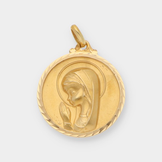 Colgante oro 18kt virgen niÃ±a