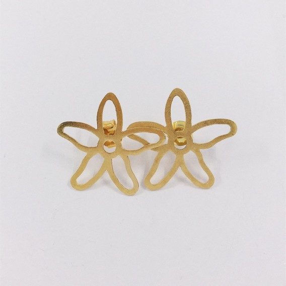 Pendientes Tous con forma de flor en oro 18kt