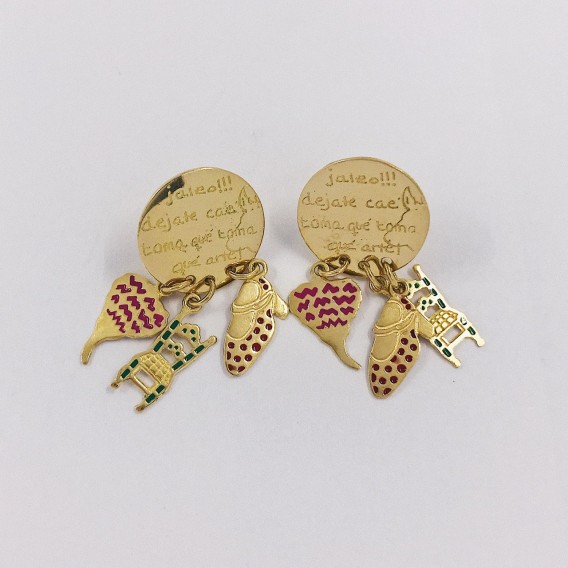 Pendientes oro 18kt