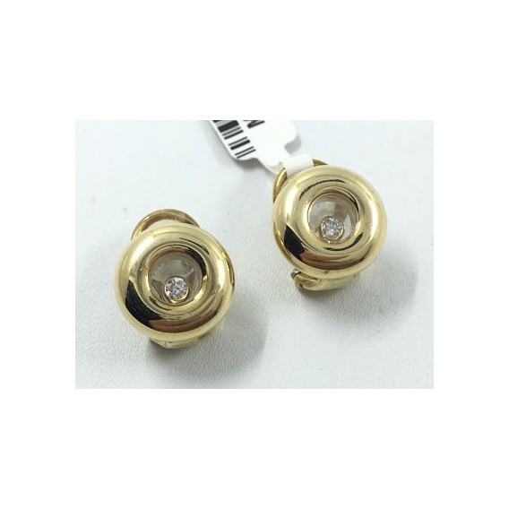 Pendientes Chopard en oro y brillantes