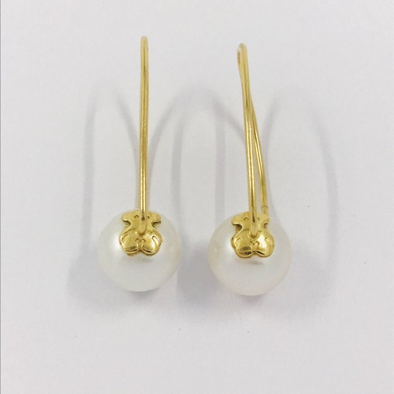 Pendientes Tous en oro 18kt y perla