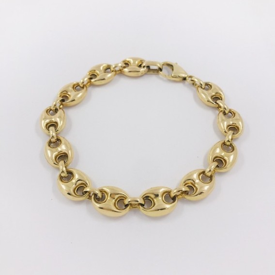 Pulsera de calabrotes en oro 18kt