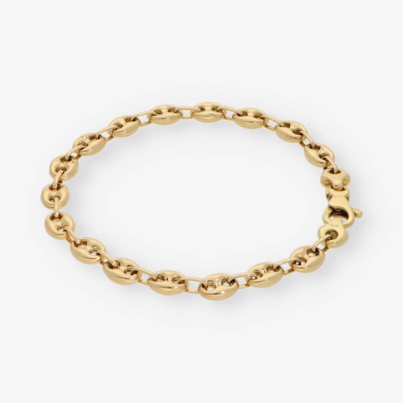 Pulsera de calabrotes en oro 18kt