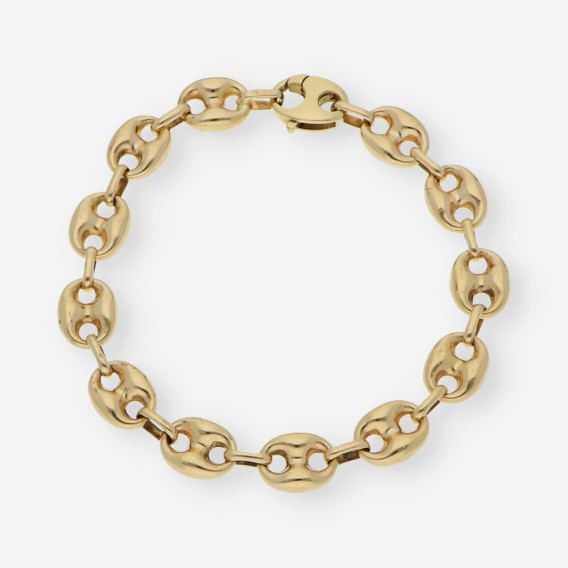 Pulsera de calabrotes en oro 18kt