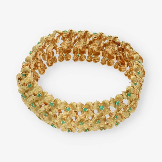 Pulsera semirrÃ­gida en oro 18kt