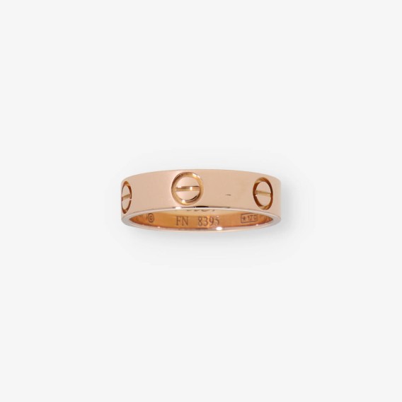 Anillo Love Cartier en oro rosa 18kt