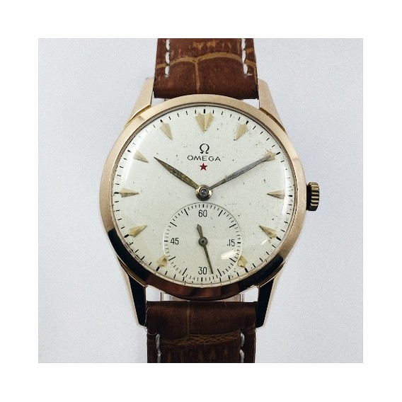 Reloj Omega vintage oro cuerda manual