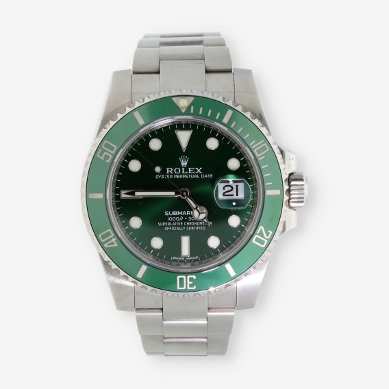 Rolex Submariner 116610LV Hulk con caja y documentos