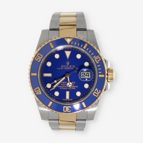 Rolex Submariner mixto 116613LB con caja y documento