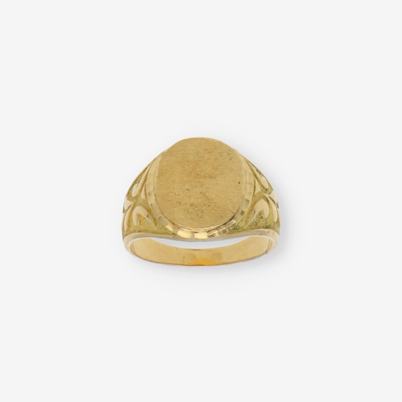 Anillo sello en oro 18kt