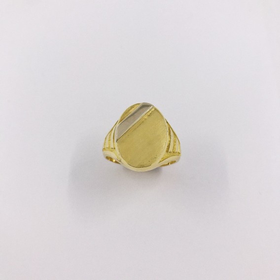 Anillo sello en oro 18kt