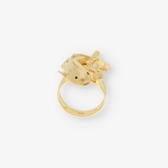 Anillo pez en oro 18kt