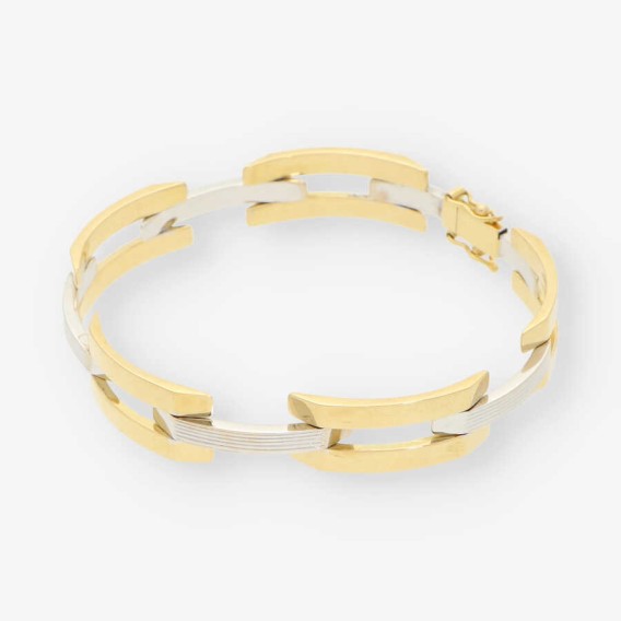 Pulsera semirrÃ­gida en oro 18kt