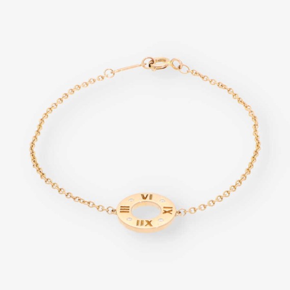 Pulsera Tiffany en oro 18kt y brillantes