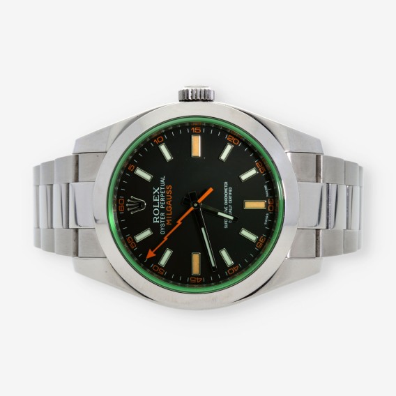 Rolex Milgauss 116400GV caja y documento 2012