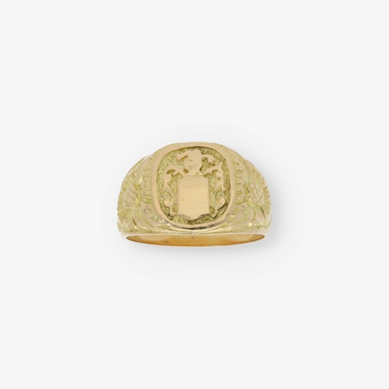 Anillo sello en oro 18kt