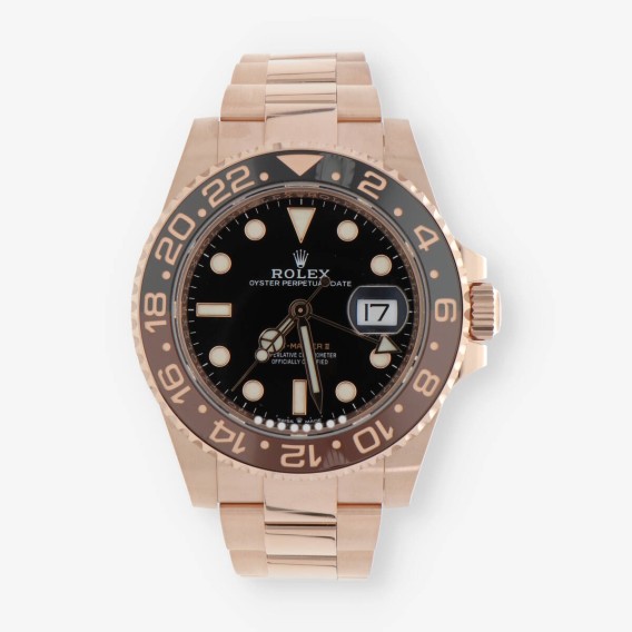 ROLEX GMT EN ORO ROSA 18KT NUEVO 126715CHNR