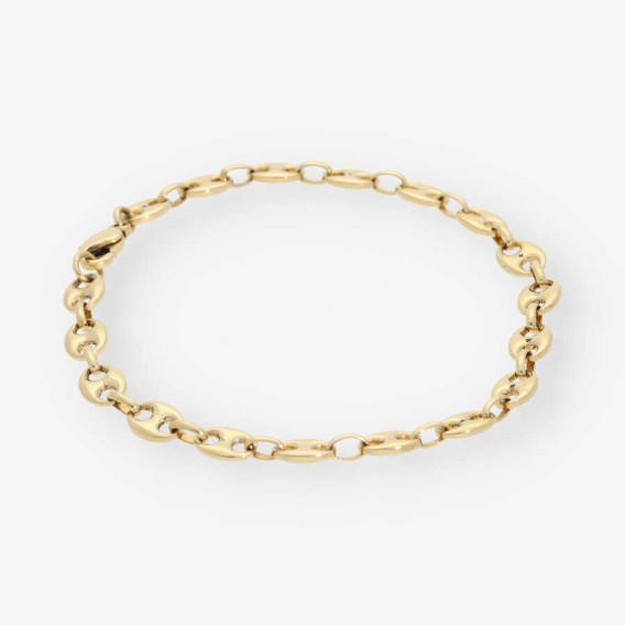 Pulsera de calabrotes en oro 18kt