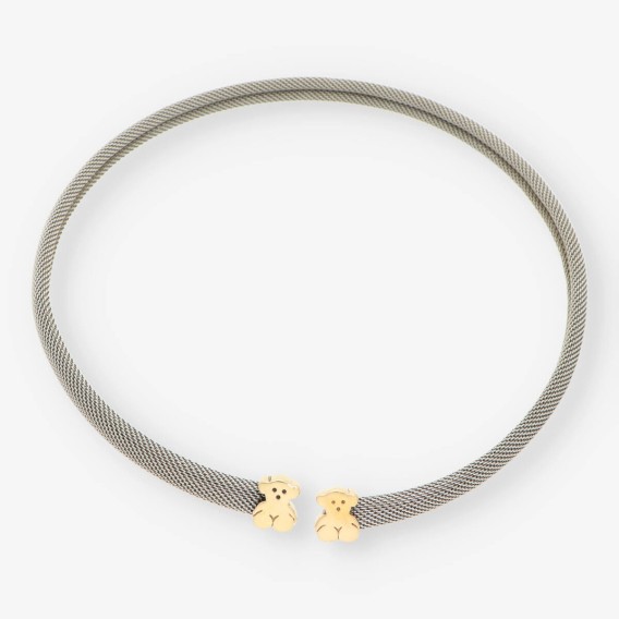 Collar Tous en acero y oro 18kt