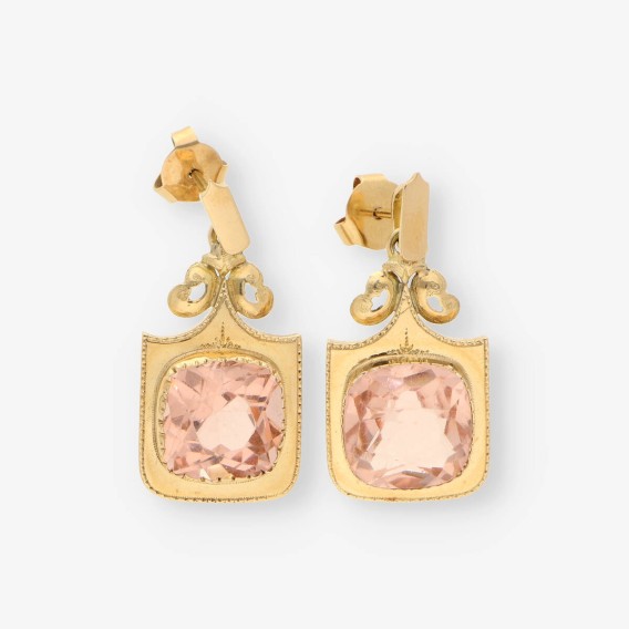 Pendientes oro vintage