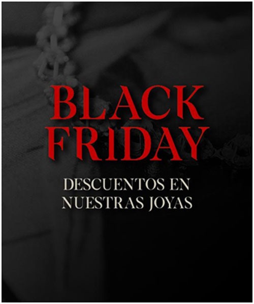 ¿Te encantan las joyas? Encuentra en nuestra web nuestra selección Black Friday de Joyería