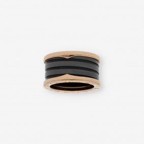 Anillo Bulgari BZero cerámica de 3 bandas | Joyas y relojes Bulgari de segunda mano | Comprar anillos de segunda mano