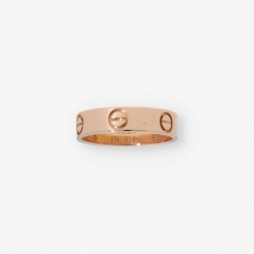 Anillo Love Cartier en oro rosa 18kt | Comprar joyas y relojes Cartier de segunda mano | Comprar anillos de segunda mano