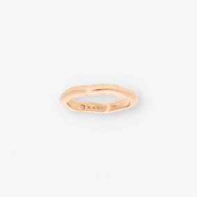 Anillo Rabat en oro rosa 18kt con brillante | Comprar anillos de segunda mano