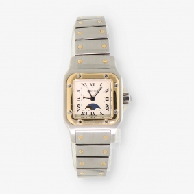 Cartier Santos 119902 Mixto con fase lunar | Comprar joyas y relojes Cartier de segunda mano | Comprar reloj segunda mano