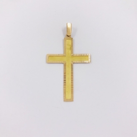 Colgante cruz de oro 18kt | Comprar colgantes de segunda mano