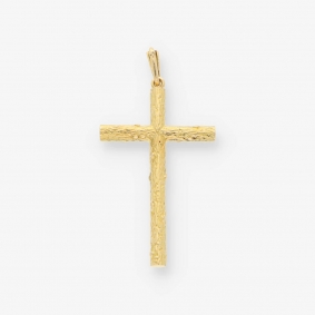 Colgante cruz en oro 18kt | Comprar colgantes de segunda mano