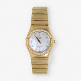 Omega Constellation en oro con brillante | Comprar relojes Omega segunda mano | Comprar reloj segunda mano