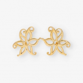 Pendientes Tous con forma de flor en oro 18kt | Comprar joyas y relojes Tous de segunda mano | Comprar pendientes de segunda mano