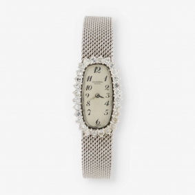 Reloj universal para dama en oro blanco 18kt | Comprar reloj segunda mano
