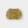 Anillo sello en oro 18kt con león