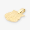 Colgante con el escudo del Barcelona en oro 18kt