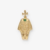 Colgante Faraón en oro 18kt con esmeralda